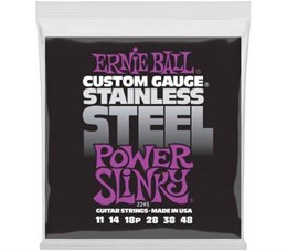 ERNIE BALL 2245 Stainless Steel Slinky Power 11-48 - Струны для электрогитары P02245-1