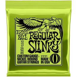 ERNIE BALL 2221 c Nickel Wound Slinky Regular 10-46 - Струны для электрогитары P02221-1