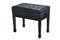 HY-PJ007-GLOSS-BLACK Банкетка, черная, искусственная кожа, Rin HY-PJ007-GLOSS-BLACK - фото 13152